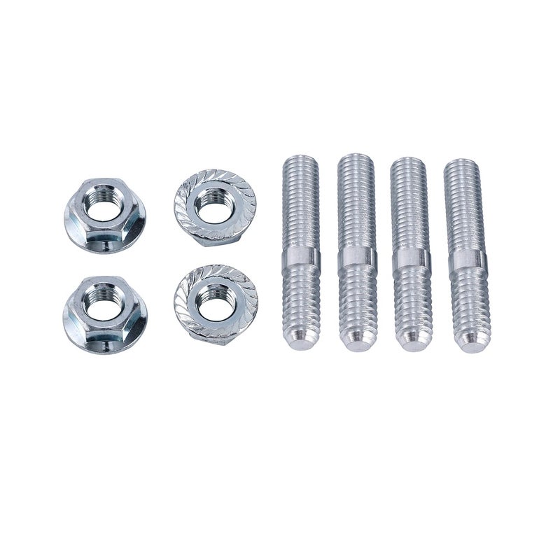CELOMT 8mm M8 Bolt Exhaust Port Stud Nuts Fit Harley Sportster 95-03 Dyna - Image 1
